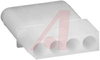 Connector, Shell; 250 VAC; 13 A (Max.);4; Receptacle; Nylon; Natural; In-Line - 70087466 - Allied Electronics, Inc.