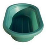 50 Gallon Green Poly Oval Stock Tank - A-ARM-10115 - Plastic-Mart
