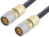 75 Ohm N Male to 75 Ohm N Male Cable 60 cm Length Using 75 Ohm Armored Test Coax, RoHS -- PE3CA1032-60CM
