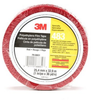 3M 483 Red Aerospace Tape - 1 in Width x 36 yd Length - 5.3 mil Thick - 68831 -- 051115-68831
