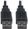 Universal Reversible USB 2.0 Cable (Reversible A to Reversible A M/M), 6-ft. -- UR020-006 - Image