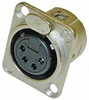XLR 4 Pin Panel Mt(f) Neutrik Connector - CA-NC4FDL1 - Visual Sound, Inc.