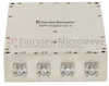 4 Way Broadband Combiner SMA Interface from 1 GHz to 6 GHz -- MPP1K06K0100-4