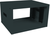 Rack Cabinet, Table Top, 14In, Steel Black; Cabinet Style Hammond - 83F9052 - Newark, An Avnet Company