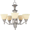 11053SVSN Mid. Chandeliers-Glass Up - 725129 - Capital Lighting, Inc.