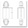 Pcb Spacer Support, Nylon 6.6, 6Mm, Pk25; Pcb Support Type Essentra Components - 69AC6210 - Newark, An Avnet Company