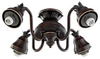 4 Light Fitter - Irish Slate - MC76IS - Monte Carlo Fan Company