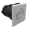 Point Coat Hook, Snap-in, Square Satin Flange, Satin Hook - MP-07-212-22-1 - Southco