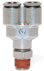 Nickel-Plated Brass Push-In Fittings -- C6450 02-02 - Image