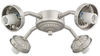 4 Light Fitter (Neck Glass Only) - Brushed S - MC37BS-L - Monte Carlo Fan Company