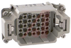 Insert; 250 V; 10 A; Male; 42; RoHS Compliant; Han DD Series; 10 B Product Size - 70104567 - Allied Electronics, Inc.