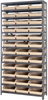 Open Shelving, 13Shelves, 36Bins, Ivory; Shelving Unit Type Quantum Storage - 44AC8829 - Newark, An Avnet Company
