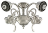 4 Light Fitter - Brushed Steel - MC66BS - Monte Carlo Fan Company