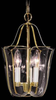2040PB Foyer/Hall Lanterns-Glass w/Frame - 791010 - Capital Lighting, Inc.