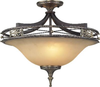 Semi-Flush Mts.-Bowl Style - 55672 - Light Center (The)