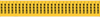 Brady B-946 Yellow on Black Vinyl Self-Adhesive Pipe Marker - 1/2 in Height - 2 1/4 in Length - Printed Msg = CLEAN DRY AIR - 91914 -- 754476-91914