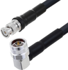 Rf Coax Cable, Bnc Plug-N Type Plug, 2Ft; Connector To Connector L-Com - 84AH3513 - Newark, An Avnet Company