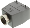 Hood, Top Entry, 32A, Pg29, 2 Lever; Heavy Duty Connector Type Harting - 96B1188 - Newark, An Avnet Company