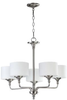 6090-5-65 Mid. Chandeliers-Drum Shades - 606482 - Capital Lighting, Inc.