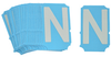 BradyGlo Gothic Quik Align Letter N - 6004-N - Brady Corporation