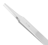 Excelta Three Star Utility Tweezers F-SA - Stainless Steel Straight Tapered Flat Pointed Tip - 0.06 in Tip Width - 4 3/4 in Length - 0.01 in Thick - EXCELTA F-SA - R. S. Hughes Company, Inc.