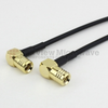 RA SMB Plug to RA SMB Plug Cable RG174 Coax in 12 Inch - FMC2626174-12 - Fairview Microwave Inc.