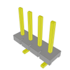 Headers, Male Pins - 612-HPM-04-02-T-S-VS-ND - DigiKey