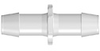 Straight Barbed Union, 1/2, Polycarbonate, Pack Of 100 -- GO-31523-81