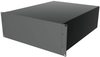 Rack Mount Cabinet, 4U, Alum, Black; Rack U Height Hammond - 57AC6212 - Newark, An Avnet Company