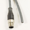 OBSOLETE - Alpha Connect Cordset - M12 Male Straight to Cut End - 24AWG 8 Poles - DR0800103 - Slate - 5M (16.4ft) - ALPDR0800103-SL358 - Lapp Tannehill