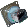connector,metallic circ,panel recept,rj45 to rj45,transversal seal,green cadmium - 70026571 - Allied Electronics, Inc.
