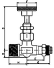 Low Pressure Needle Valve -- 311CP02X04 - Image