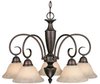 1395DL RBZ Mid. Chandeliers-Glass Down - 733843 - Capital Lighting, Inc.