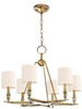 4086-AGB Mid. Chandeliers-Drum Shades - 342162 - Capital Lighting, Inc.