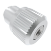 Captive Screw, M6 X 1.0, Flare-in, 4 mm Hex Recess, Knurled Bright Knob -- 47-99-835 - Image