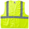 Ergodyne Glowear 8225HL High-Visibility Lime Large/XL Polyester Solid High-Visibility & Reflective Vest - 3 Pockets - Fits 44 to 52 in Chest - 720476-21185 - 720476-21185 - R. S. Hughes Company, Inc.