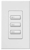 Lighting Control Wallstation - SS-3BI-GWH-E00 - Lutron Electronics Co., Inc.