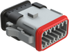 Automotive Housing, Plug, 12Pos, Ip67; Product Range Amphenol Sine/tuchel - 26Y7024 - Newark, An Avnet Company