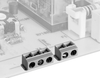 Fixed Printed Circuit Board Terminal Blocks - 0415RA - LMI Components, Inc.