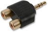 Adptr, Stereo 3.5Mm Plug-Rca/phono Rcpt; Audio Video Connector A Multicomp Pro - 69AC6459 - Newark, An Avnet Company