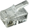 Rj11 Plug, 4 Position, 4Cont; Modular Connector Type Multicomp Pro - 15R3068 - Newark, An Avnet Company