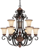 3869IU-252R Mid. Chandeliers-Glass Up - 429946 - Capital Lighting, Inc.