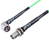 N Male Right Angle to TNC Female Bulkhead Low Loss Cable 100 CM Length Using PE-P160LL Coax - PE3C5283-100CM - Pasternack
