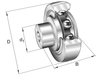 Cam Followers & Yoke Rollers - ZL202-DRS - Pacific International Bearing, Inc.