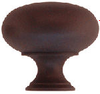 Solid Brass Round 1-1/2 Inch Cabinet Knob, Oi.. - 817104 - HardwareSource, Inc.