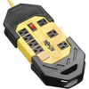 Surge Strip,Power It! Safety Power Strip w/8 Outlets,GCFI Plug,OSHA,25 Ft,Yellow -- 70101509