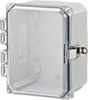 Polycarbonate  Electrical Enclosure 8X6X4 - H8064HCFLL - Integra Enclosures, Inc.