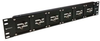 Universal Rack Panel with 12 Simplex ST Couplers -- REF00068 - Image