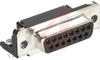 Receptacle, D-Subminiature; Receptacle;15; Front Metal; Phosphor Bronze - 70041677 - Allied Electronics, Inc.
