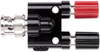 Bnc Male Plug To Double Binding Post Adapter, Stackable, 500 Vrms; Inter Series Connector A Pomona - 34F870 - Newark, An Avnet Company